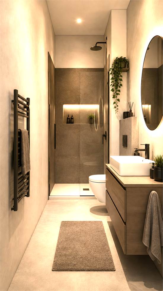 Render bagno camera matrimoniale